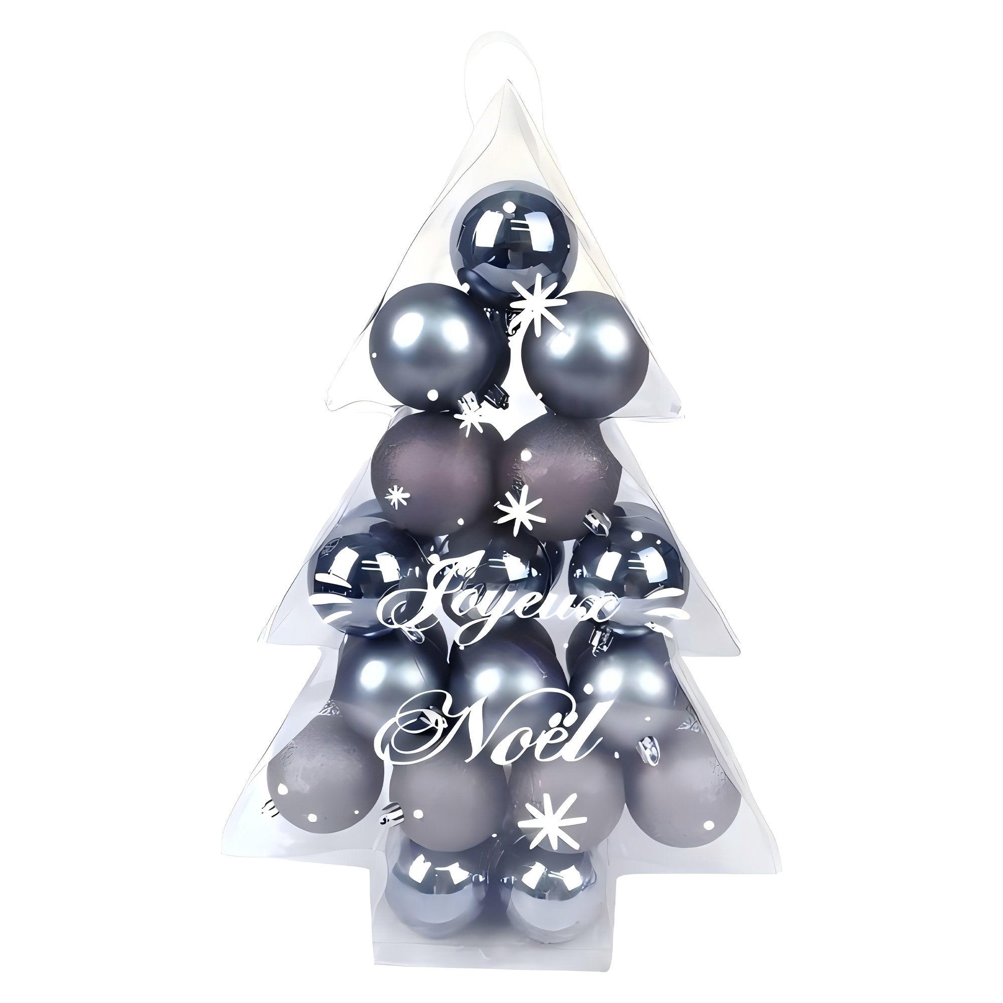 Coffret de 34 boules de Noël  - Rouge