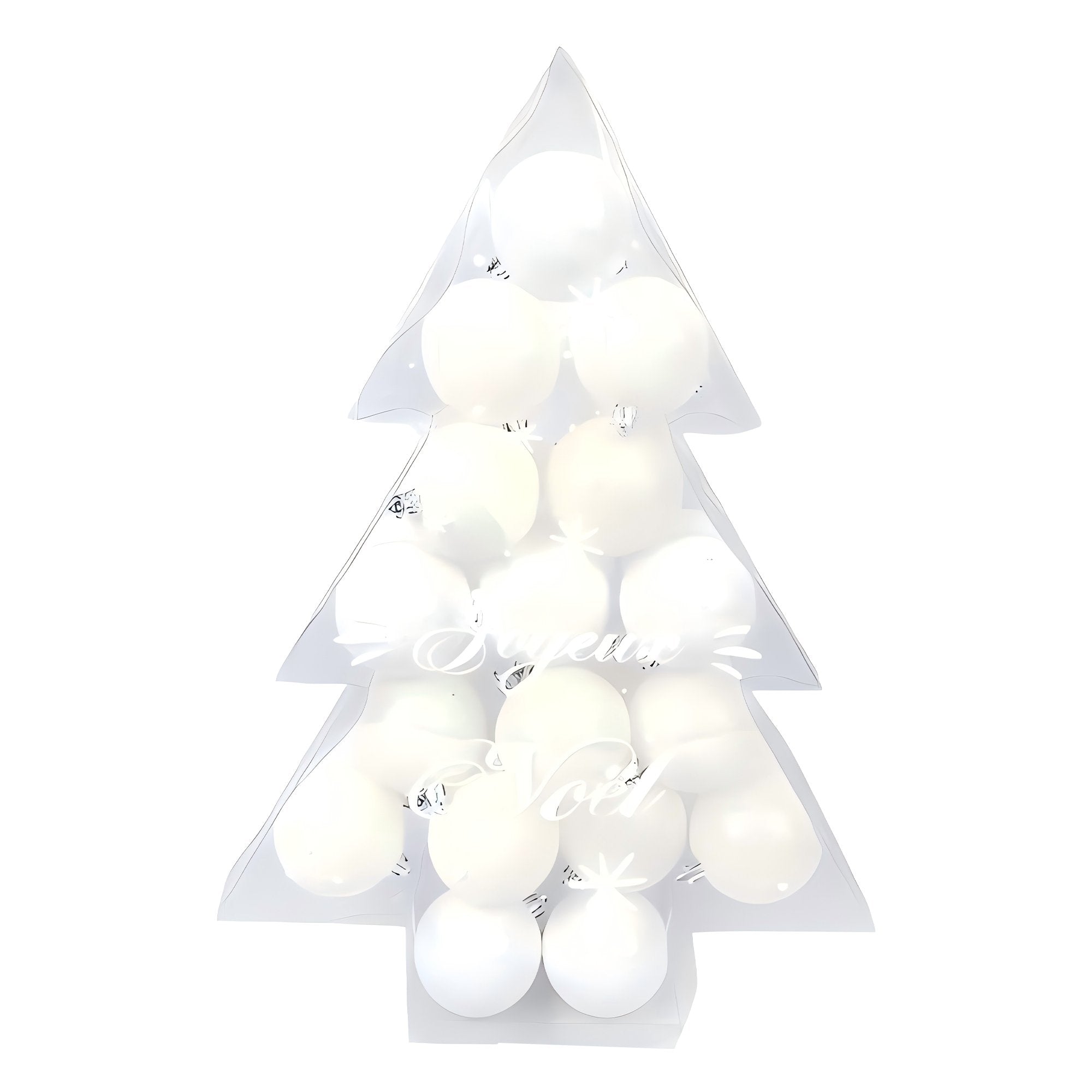 Coffret de 34 boules de Noël  - Rouge