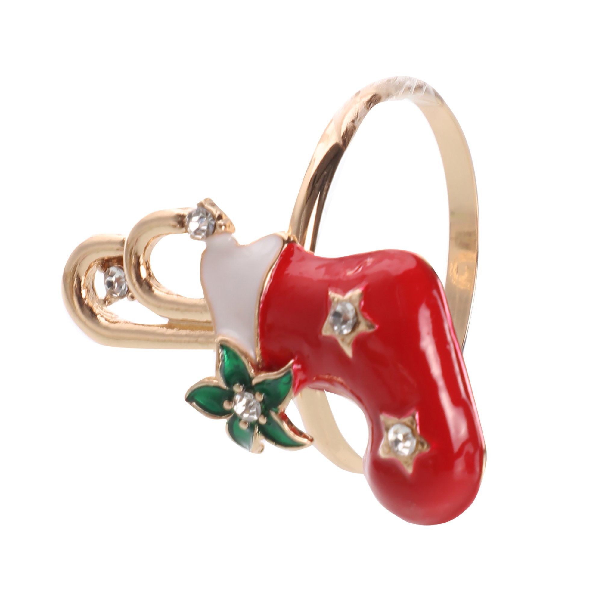 4 ronds de serviette de Noël