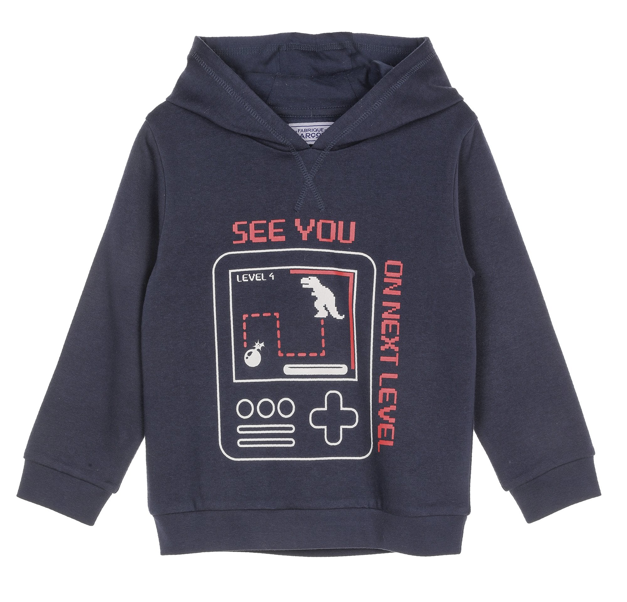 SWEAT A CAPUCHE AVEC ANIMATION 3-6A – Stokomani
