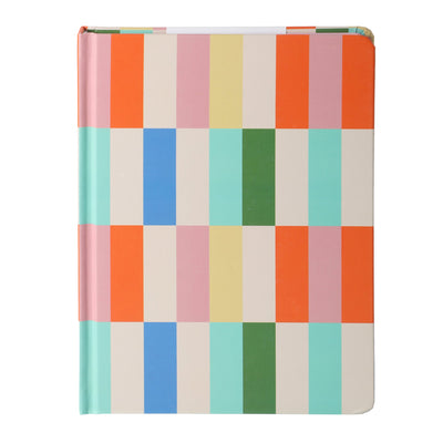 Carnet avec élastique 160 pages - Multicolore