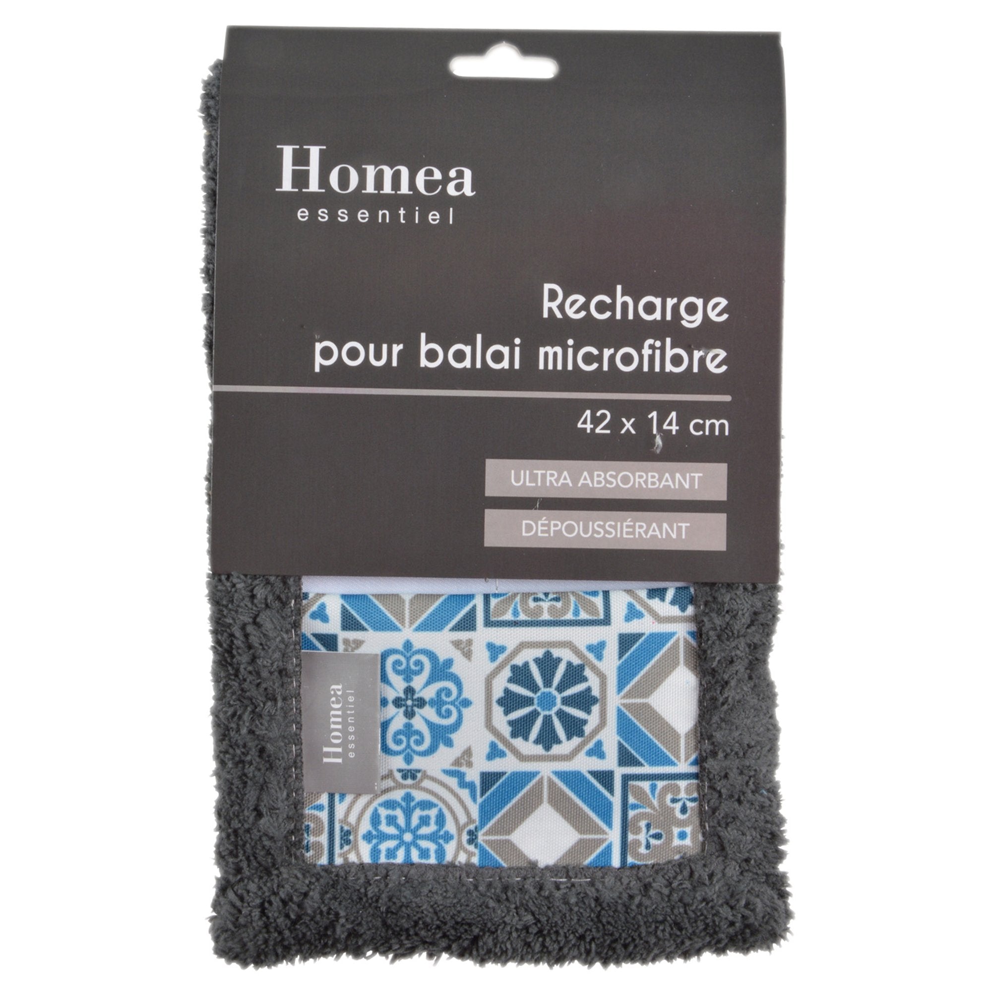 Recharge pour balai microfibre carreaux de ciment