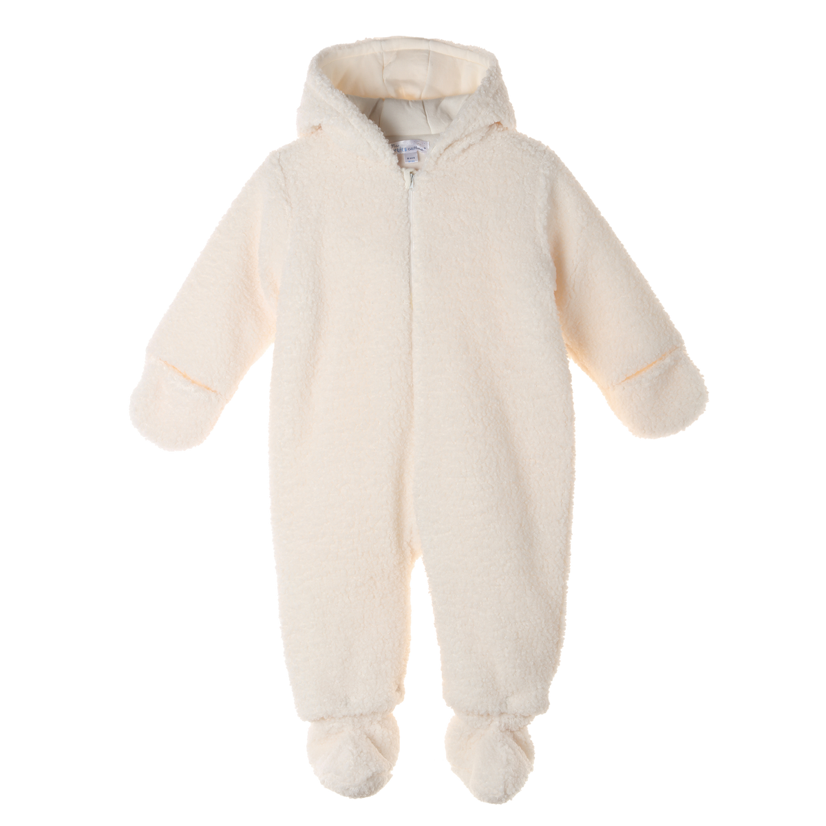 Combinaison pilote bébé garçon doublée coton Mes Petits Cailloux écrue – 1 à 18 mois