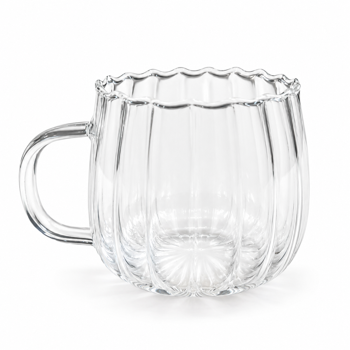 Tasse citrouille en verre avec anse Cook Keen – 400 ml