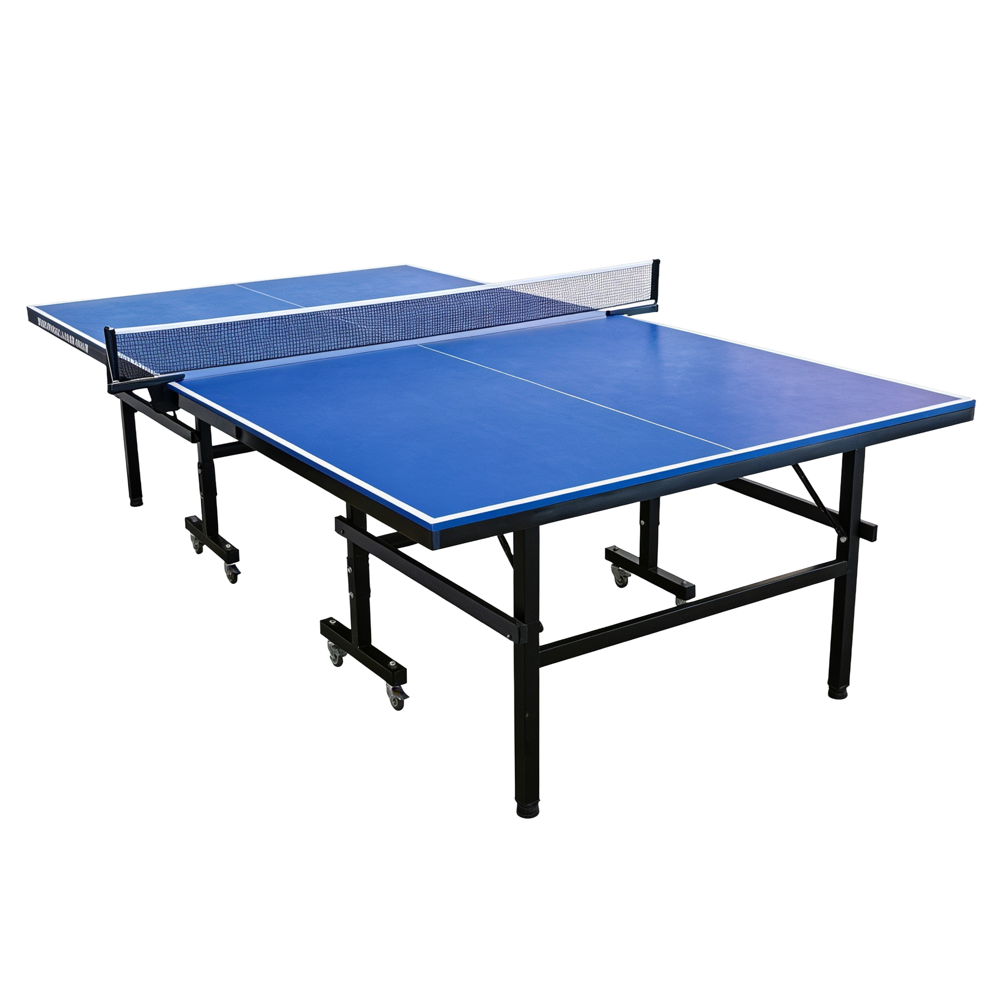 Table de ping-pong avec 2 raquettes et 3 balles
